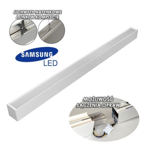 Oprawa led Cabail 40W 4000K 1,2m biała Samsung łą