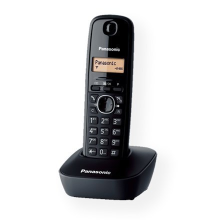 Panasonic Panasonic | Cordless | KX-TG1611FXH | Built-in display | Caller ID | Black | Phonebook capacity 50 entries | Wireless connection