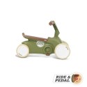 BERG GO2 Gokart Jeździk Rowerek 2w1 Retro Green