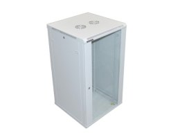 Szafa 19' wisząca ZETA 22U 600x600 RAL7035 szkło