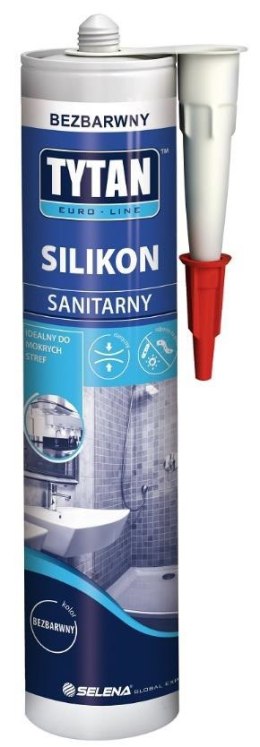 TYTAN SILIKON SANITARNY EURO-LINE 280ML BEZBARWNY