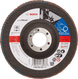 BOSCH LAMELKA WYGIĘTA GRANULACJA 80 125MM