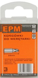 EPM GROT, BIT, KOŃCÓWKA DO WKRĘTARKI 25MM 3SZT. PZ1