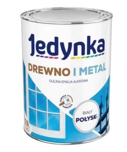 JEDYNKA EMALIA ALKIDOWA DO DREWNA I METALU BIAŁA 0,9L