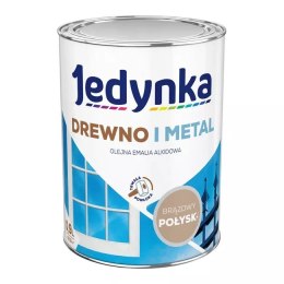 JEDYNKA EMALIA ALKIDOWA DO DREWNA I METALU BRĄZ 0,9L