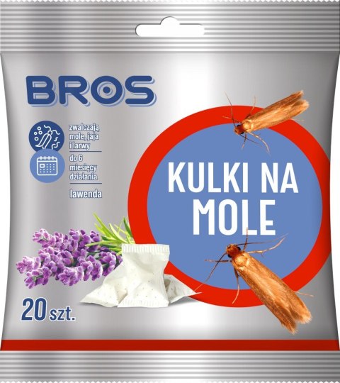 BROS KULKI NA MOLE LAWENDOWE 120G