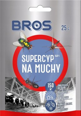 BROS PREPARAT DO OPRYSKU NA MUCHY 25G - SUPERCYP 6WP