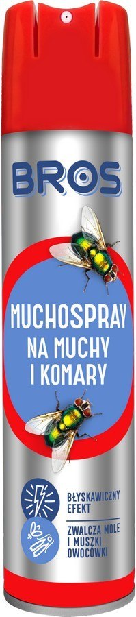 BROS ŚRODEK OWADOBÓJCZY - MUCHOSPRAY 520/400 ML.