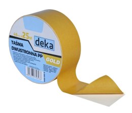 DEKA TAŚMA DWUSTRONNA PP GOLD 48MM*25M