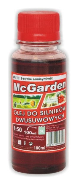 MC GARDEN OLEJ DO MIESZANKI DO SILNIKÓW 2-SUWOWYCH 100 ML