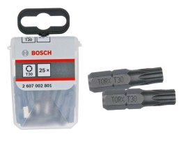 BOSCH BIT, GROT, KOŃCÓWKA T30 25MM EXH 25PCS