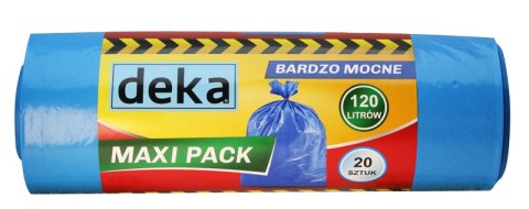 DEKA WORKI MAXI PACK BARDZO MOCNE NIEBIESKIE 120L A20