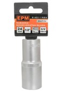 EPM NASADKA DŁUGA 1/2'' 6-KĄTNA SATIN 30MM