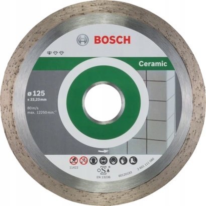 BOSCH TARCZA DIAMENTOWA STANDARD FOR CERAMIC 125*22.3*1.6