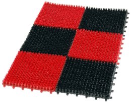 UN WYCIERACZKA TRAWKA PLASTIKOWA 6-CZĘŚCIOWA 36*55CM BLACK/RED