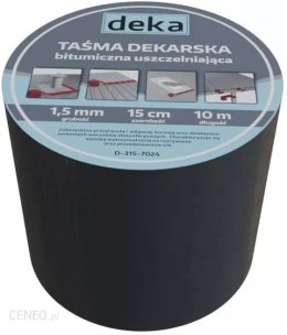 DEKA TAŚMA USZCZELNIAJĄCA DEKARSKA ALUBUTYL 15CM*10MB ALUMINIOWY