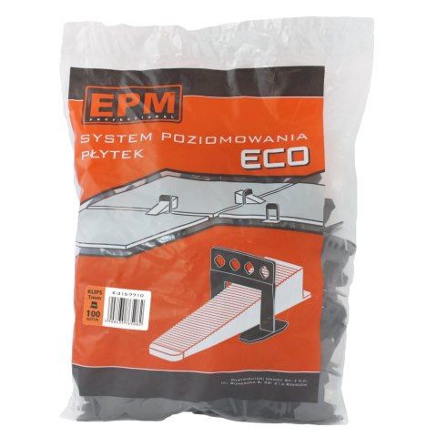 EPM SYSTEM UKŁADANIA PŁYTEK ECO 100 KLIPSÓW 1MM