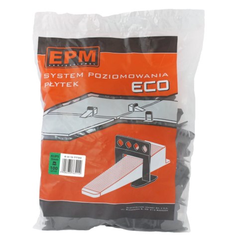 EPM SYSTEM UKŁADANIA PŁYTEK ECO 100 KLIPSÓW 3MM