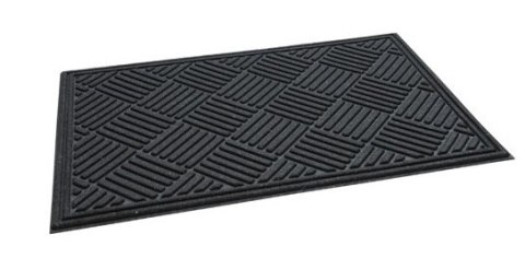 UN WYCIERACZKA ECO RIB -CROSSHATCH 60X90 BLACK