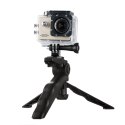 Uchwyt z mini statywem do kamery sportowej GoPro SJCAM czarny