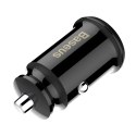 Mini ładowarka samochodowa do telefonu 2x USB Grain Car Charger czarny