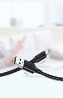 Kabel przewód USB - micro USB 2A 1m czarny