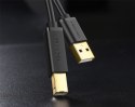 Kabel przewód do drukarki USB - USB Typ B 3m czarny