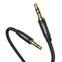 Kabel przewód audio 2x mini jack 3.5mm 2m czarny