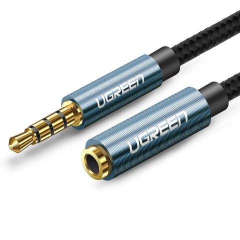 Przedłużacz adapter przejściówka do słuchawek mini jack 3.5mm 1m niebieski