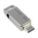 Pendrive 32GB dwa złącza USB 3.2 + USB-C OTG ODA3 srebrny