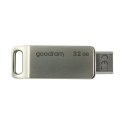 Pendrive 32GB dwa złącza USB 3.2 + USB-C OTG ODA3 srebrny