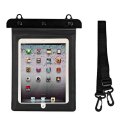 Etui wodoszczelne na tablet PVC z regulowanym paskiem Outdoor - czarne