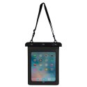 Etui wodoszczelne na tablet PVC z regulowanym paskiem Outdoor - czarne