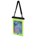 Etui wodoszczelne na tablet PVC z regulowanym paskiem Outdoor - zielone