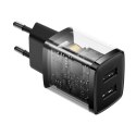 Ładowarka sieciowa Compact 2x USB 10.5W czarny