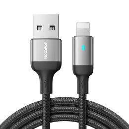 Kabel przewód do iPhone A10 Series USB - Lightning 2.4A 1.2m czarny