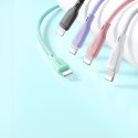 Kabel przewód do iPhone Multi-Color Series USB-A - Lightning 3A 1m czarny