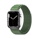 Pasek ze stalową sprzączką Alpine do Apple Watch 42 / 44 / 45 / 49 mm zielony