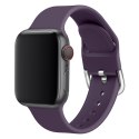 Silikonowy pasek do zegarka Apple Watch 2-9/SE 38/40/41mm Silicone Strap APS czerwony