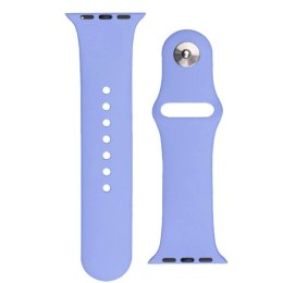 Silikonowy pasek do zegarka Apple Watch 2-9/SE 38/40/41mm Silicone Strap APS fioletowy