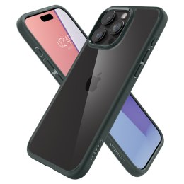 Etui Ultra Hybrid na iPhone 15 Pro Max ciemnozielone