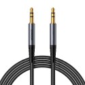 Kabel przewód Audio Stereo AUX 3.5mm mini jack 1.2m czarny