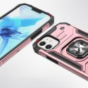 Etui iPhone 14 Plus pancerny pokrowiec uchwyt magnetyczny ring złote