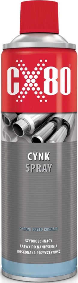 CX-80 CYNK W SPRAYU ZABEZPIECZENIE PRZED KOROZJĄ 500ML