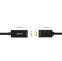 Przejściówka adapter jednokierunkowy z DisplayPort (męski) na HDMI (żeński) 1080P 60Hz 12bit czarny