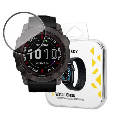 Hybrydowe szkło ochronne do Garmin Fenix 7X czarny