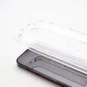 Szkło hartowane 9H z ramką montażową do iPhone 15 Premium Glass czarne