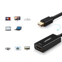 Adapter przejściówka FHD Mini DisplayPort (męski) na HDMI (żeński) biały