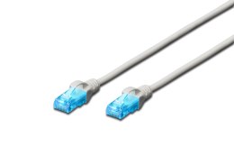 ACC Digitus | CAT 5e | Kabel krosowy | Skrętka nieekranowana (UTP) | Męski | RJ-45 | Męski | RJ-45 | Szary | 0,5 m