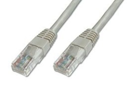 ACC Digitus | CAT 5e | Kabel krosowy | Skrętka nieekranowana (UTP) | Męski | RJ-45 | Męski | RJ-45 | Szary | 2 m